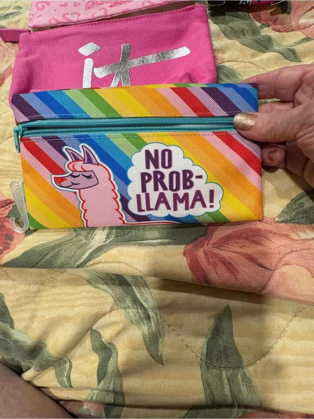 Pink 'it' Cosmetic Pouch — Bright Pink Makeup Bag